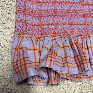 Urban Outfitters Purple and Red Plaid Skirt